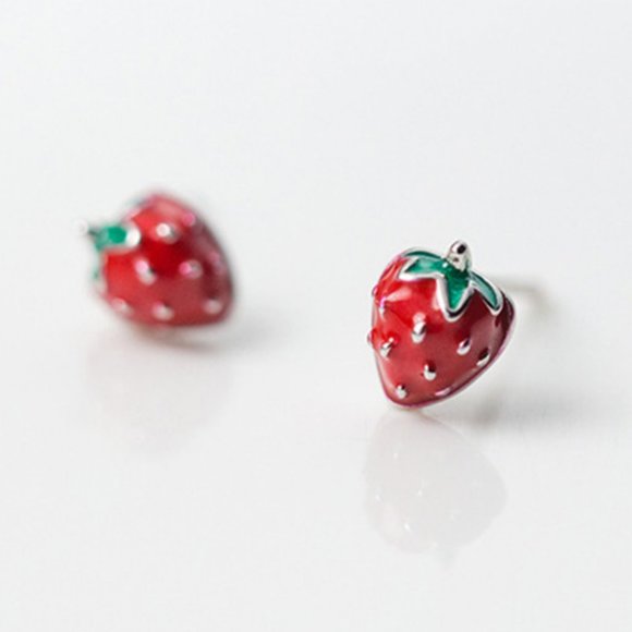 Strawberry Earrings - Picture 7 of 14